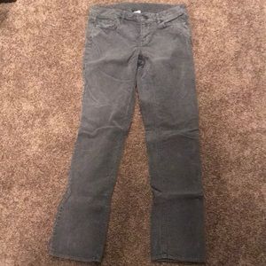 Grey corduroy pants from j crew